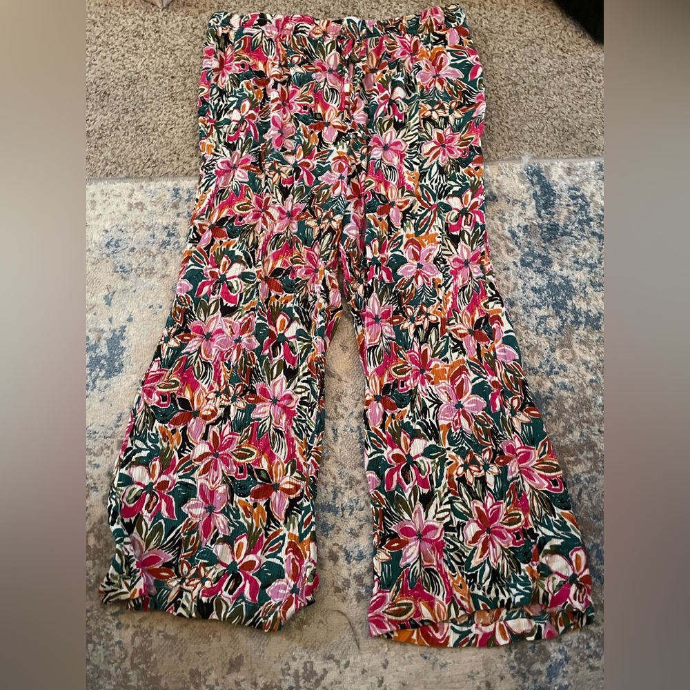 Robert Louis Multicolor Floral Trousers